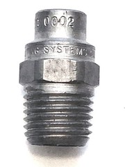 Spraying Systems 1/4″ MEG 0 Deg WashJet Nozzle Item 0020 Orifice w/ Vane