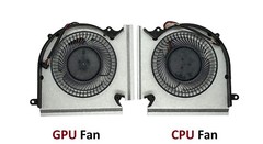 1PC For PABD08008SH 5VDC GE66 GP66 GL66 Laptop CPU GPU Cooling Fan