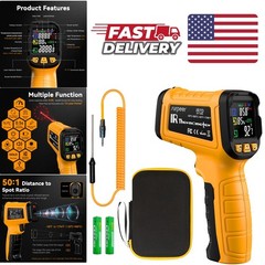Infrared Laser Temperature Gun with Fast Readings for Home and Industrial Use