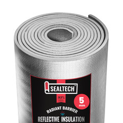 SEALTECH – 5mm Reflective Insulation roll Foam Core Radiant Barrier, Foil Wrap