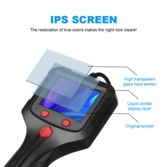 Industrial Endoscope Camera 2.4″ IPS HD 1080P 8mm Lens Pipe Sewer Inspection