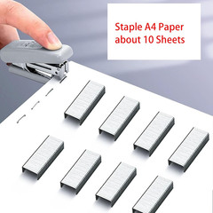 10000 Pcs 10# Mini Staples, 0.4 Inch X 0.2 Inch Stainless Steel Staples for Smal
