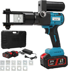 Hydraulic Crimping Tool 80KN Battery Powered 21V 5Ah Lithium-Ion 360° Rotating H