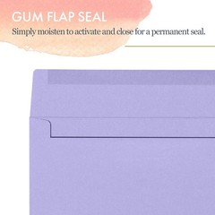 Colored Envelopes Letter Size 36 Pack 4.125×9.5in 6 Colors