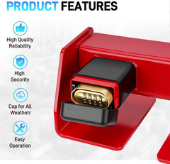 Heavy Duty Shipping Container Lock – Rust-Proof, Anti-Theft, Code Lock