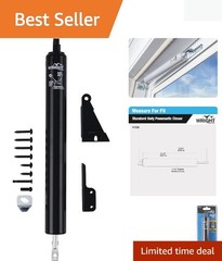 Robust V1020BL Pneumatic Storm Door Closer – For Light to Medium Weight Doors