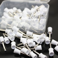 500 PCS Dental Latch Polisher Type Polishing Prophy Cup Tooth Bowl White Brushes