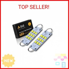 Alla Lighting Festoon 44mm 1.73″ 3030 9-SMD Rigid Loop Extremely Super Bright Wh