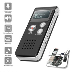 Digital Voice Recorder Dictaphone Audio Sound Recorder Mini Small Spy Lecture