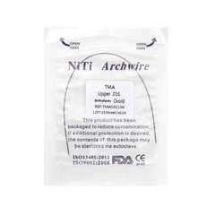 10 Packs Dental Orthodontic TMA Arch Wire Round Ovoid Round Upper/Lower 012-020