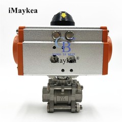 1/2″ NPT Pneumatic Air Actuator Ball Valve Single Acting Spring Return SS304