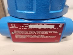 Adalet Explosion Proof Enclosure Assembly XTHFGCX-2L Blue 6641C ~ Brand New