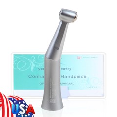 NSK Style Dental Push Button Contra Angle Handpiece Low Speed 1:1 Gear Ratio SP