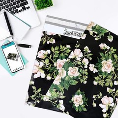 – 10X13 100 Pack Floral Pattern Poly Mailer Envelope Plastic Custom Mailing &…