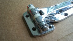 Kason 1241 Heavy Duty Knuckle Chrome Hinge USED