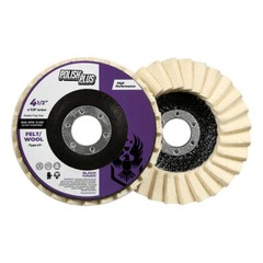 5 Pack – 4.5″ x 7/8″ BHA Polish Plus Felt Buffing & Polishing Flap Discs