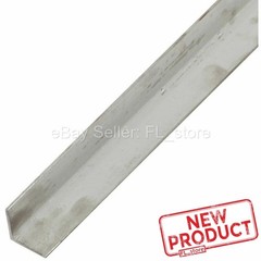 Stainless Steel Angle Iron 1/8″ x 1 1/4″ x 7 Feet 90° Hot Rolled 304 Mill Finish