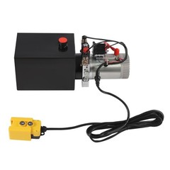 12V 8 Quart Double Acting Hydraulic Electric Pump with Remote Control