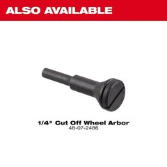Milwaukee Tool 49-94-2000 Cut Off Wheel, Type 1, 2 In Dia, 0.04 In Thick, 1/4