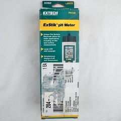 Extech ExStik PH100 Waterproof pH Meter NEW open Box