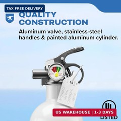 Kidde Mariner PWC Fire Extinguisher for Jet Skis, 5-B:C, KD57W-5BC | Coast Guard