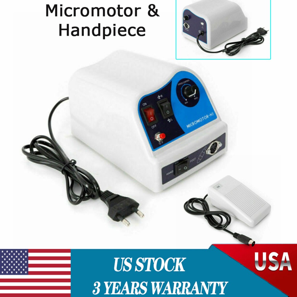 Dental Lab Polishing Handpiece 45K RPM Electric Micromotor N8 Polisher