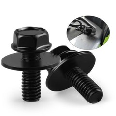 Car Body Bolts Screws M6-1.0x 16mm Long-10mm Hex-17mm Washer For Toyota 20-100PC