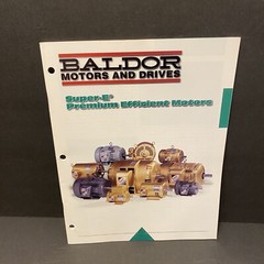 Baldor Motors & Drives Super-E Premium Efficent Specifications Product Manual