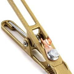 260A Brass Welding Ground Clamp A-Type Earth Clip for Arc Welding Machine 1pc！