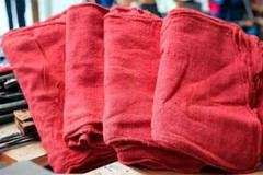 500 Pieces Red Shop Towels Large 15×14 Cleaning Rags, Fast Free Shipping