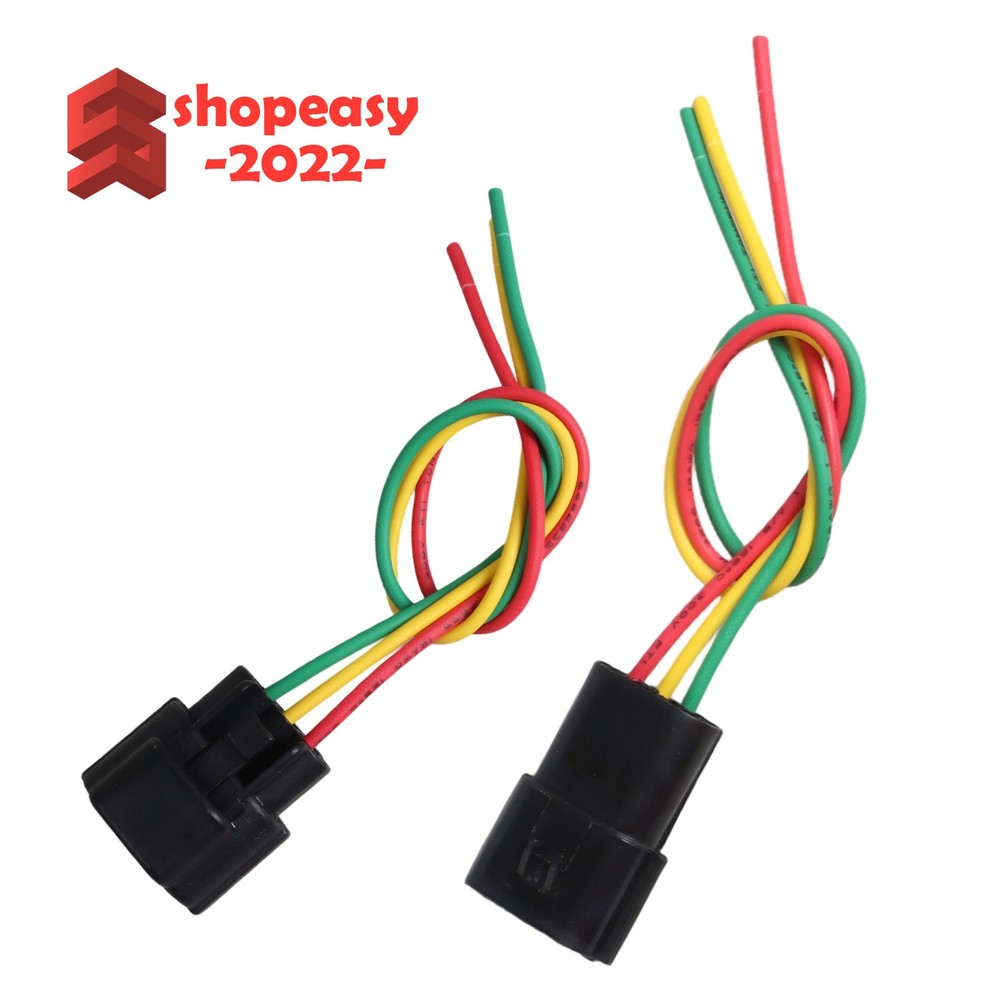 3 pin Waterproof Electrical 1.8mm Wire Connector Mating Harness Plug Fit for car