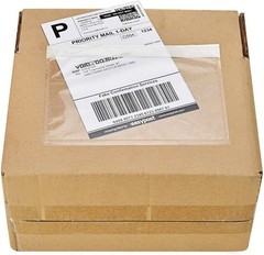 9527 Product 7.5″ x 5.5″ Clear Adhesive Top Loading Packing List/Shipping Lab…