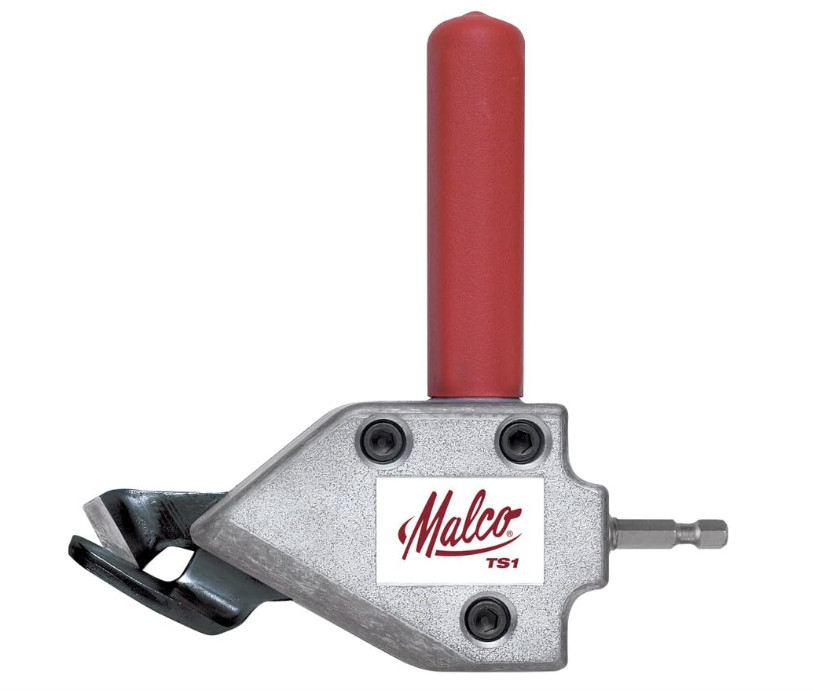 Malco TS1 Turbo Shear 20 Gauge Capacity Sheet Metal Cutting Attachment