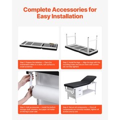 Uimoso Medical Exam Table with Storage Drawers and Shelf for Clinics