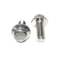 (5) M12 x 1.75 x 30 Stainless Steel DIN6921 A2 Hex Flange Bolts M12x30mm Flange