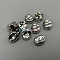 48 sizes Dental Kids Crown Primary Molar Pediatric Crowns Stainless Steel 5pcs