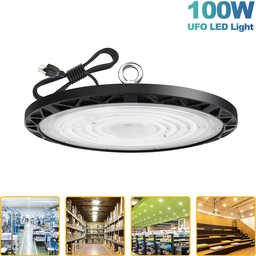 100W UFO Led High Bay Light Industrial Commercial Factory Warehouse Shop 90-277V