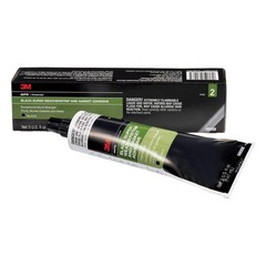 Black Super Weatherstrip Gasket Adhesive 5 oz Flexible Waterproof Bonds Vinyl Me