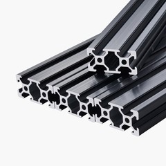 VEVOR 5PCS 59 in (1500 mm) T Slot 2040 Aluminum Extrusion Anodized Linear Rail