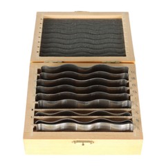 9 Pair 1/8″ Wavy Parallel Set Hardened Stainless Steel 0.0002″