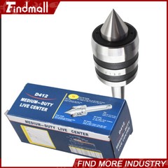 Findmall MT2 Live Center Morse Taper 2MT Triple Bearing Lathe Medium Duty CNC