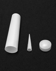 300ML Empty Caulk Tube 10 oz Reusable Plastic Cartridge 10 Pack