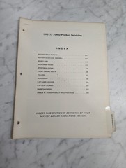 TORO PRODUCT SERVICING MANUAL MOWER REPAIR MANUAL SERVICE SHOP BOOK 1972-1973