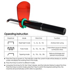 Dental Wireless Cordless LED Cur Curing Light Lamp Photopolymerizer Lamps