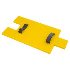 3PCS Manual Yellow Concrete Stamping Molds Stackable Concrete Stone Texture Mats