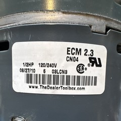 Genteq ECM 2.3 Blower Motor Module Assembly 1/2HP 120/240V 604680-01