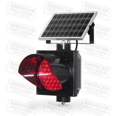 BriteBeacon™ Econo-Line 8″ LED Solar Traffic Warning Beacon