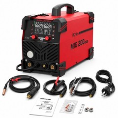 ARCCAPTAIN MIG200NOVA MIG Welder 6 in 1 Gas/Gasless MIG/Stick/Lift TIG Aluminum
