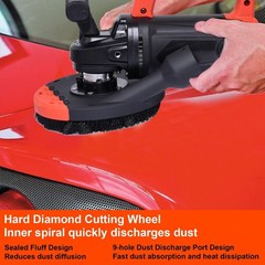 1800W Concrete Surface Grinder, Angle Grinder Kit Floor Grinder