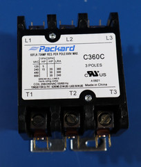 Packard C360C Contactor 3 Pole 60 FLA 208/240 Coil Voltage 50/60 VAC